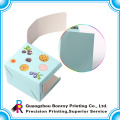 High quality CMYK printing art paper perforated paper box wholesale